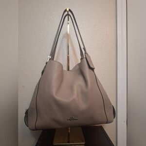 Coach Eddie 31 Shoulder Bag With Tea Rose Tooling